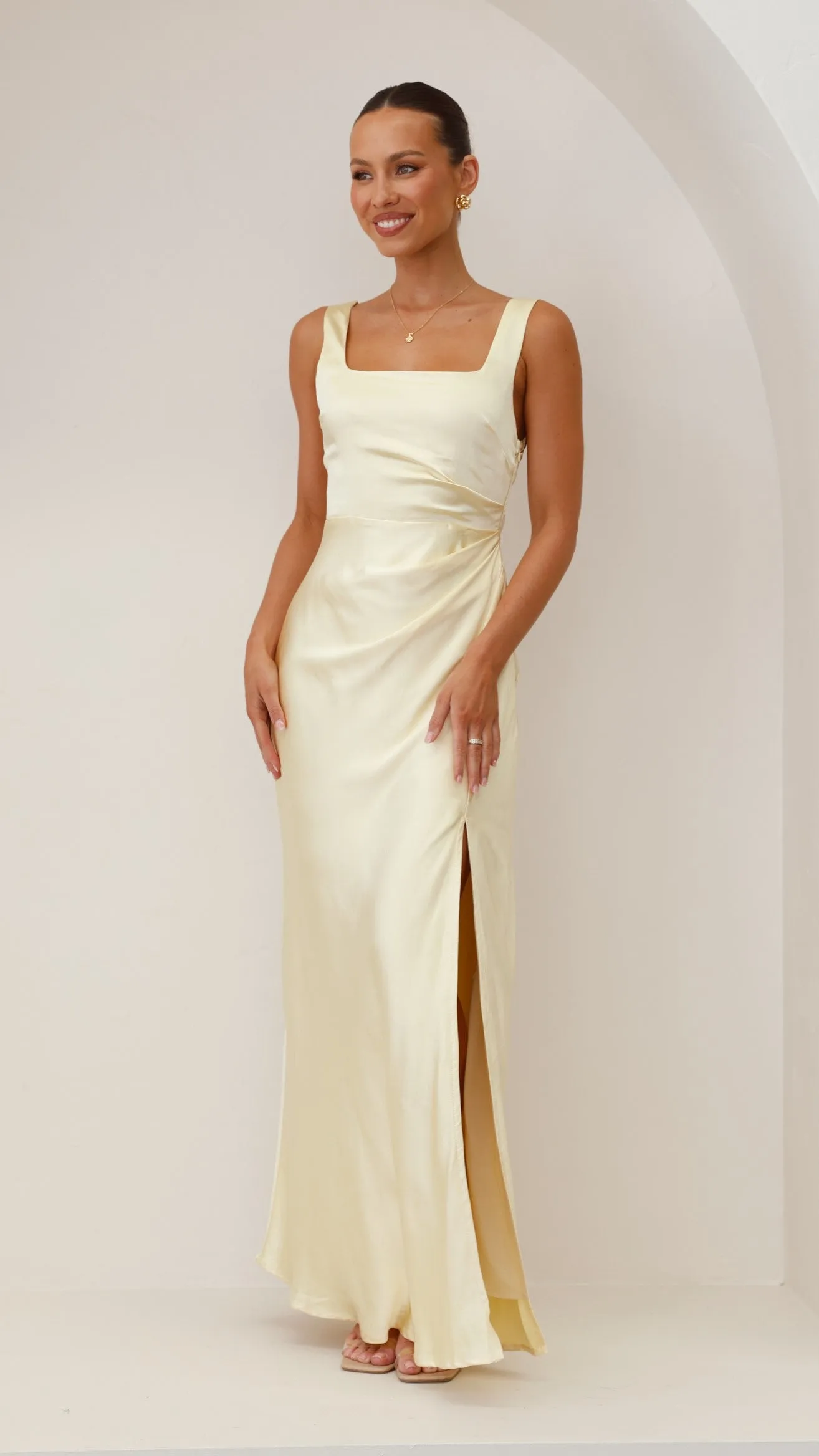 Alaria Maxi Dress - Yellow