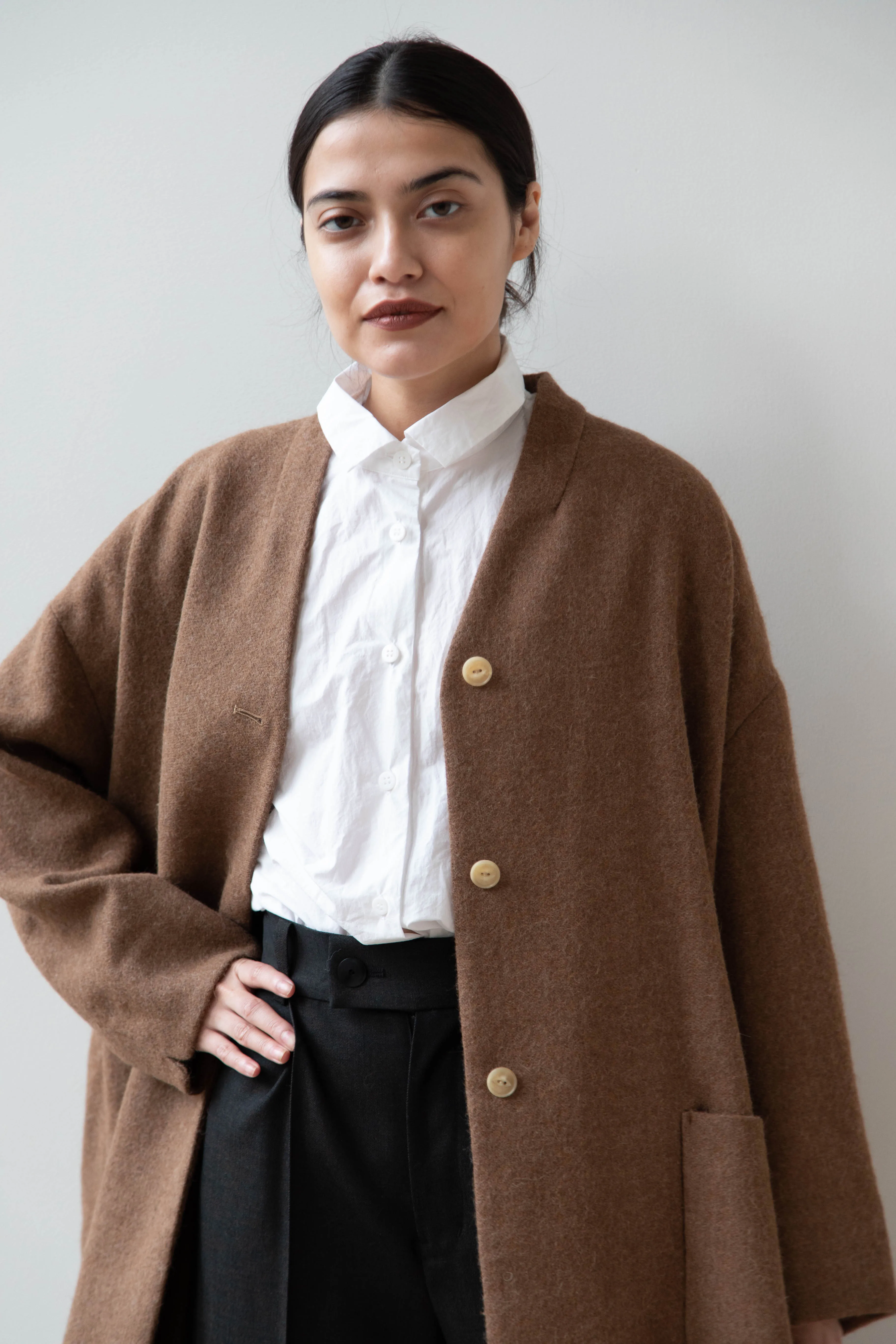 Arts & Science Robe Jacket in Alpaca