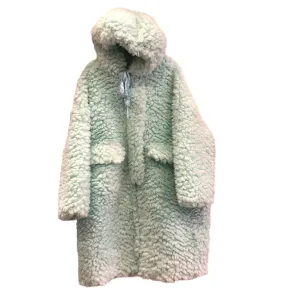 BACK IN STOCK!  Baby Blue Sherpa Heavy Fleece Jacket