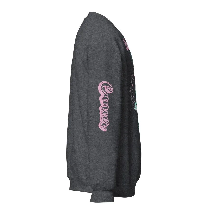 Cancer Zodiac Crewneck Pullover Sweatshirt