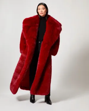 Glam Fox Faux Fur Coat