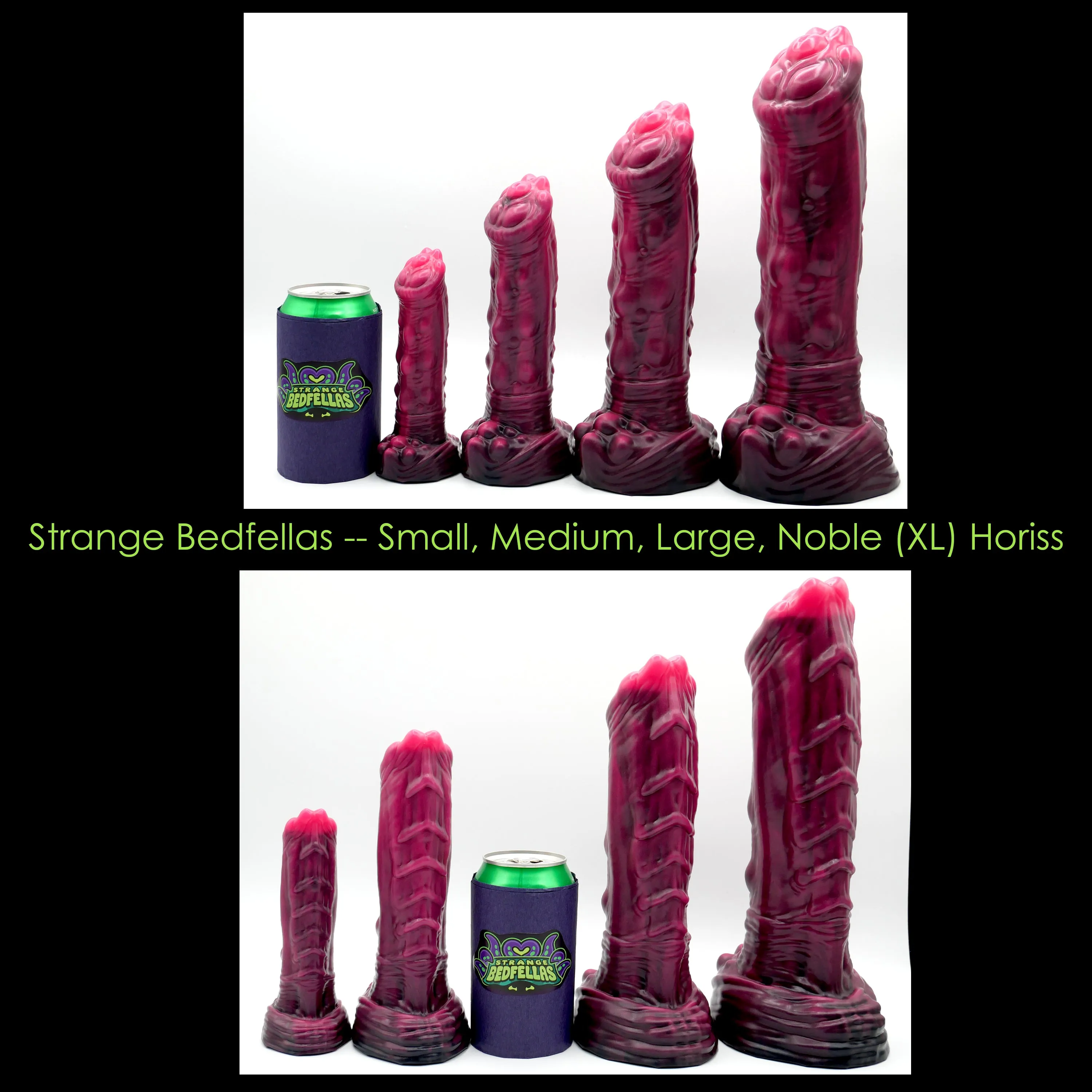 Large Horiss -- Near Clear 31* silicone -- H-200