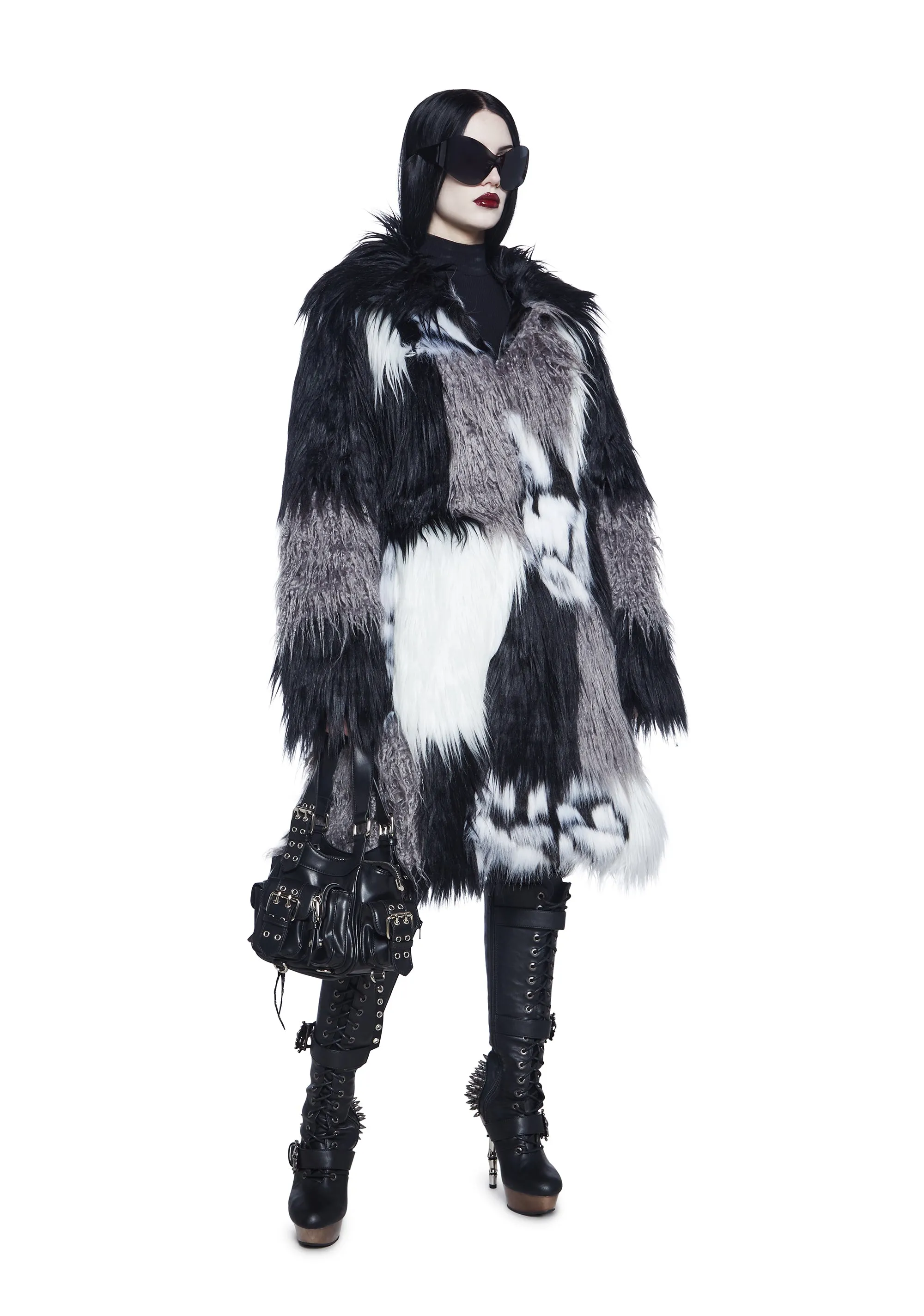 Pale Incognito Midi Coat