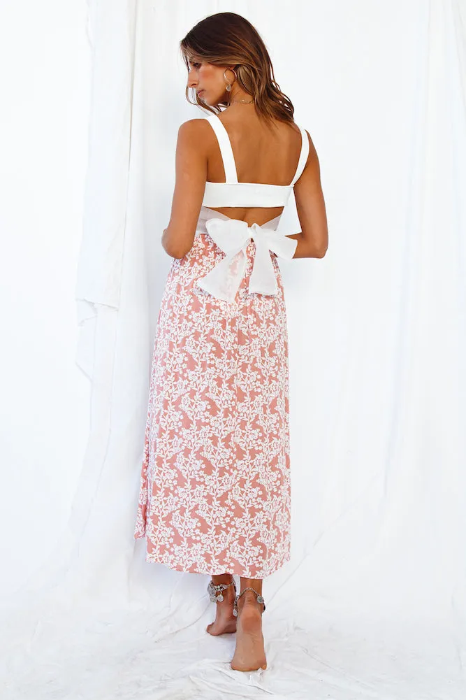 Perugia Maxi Skirt Pink