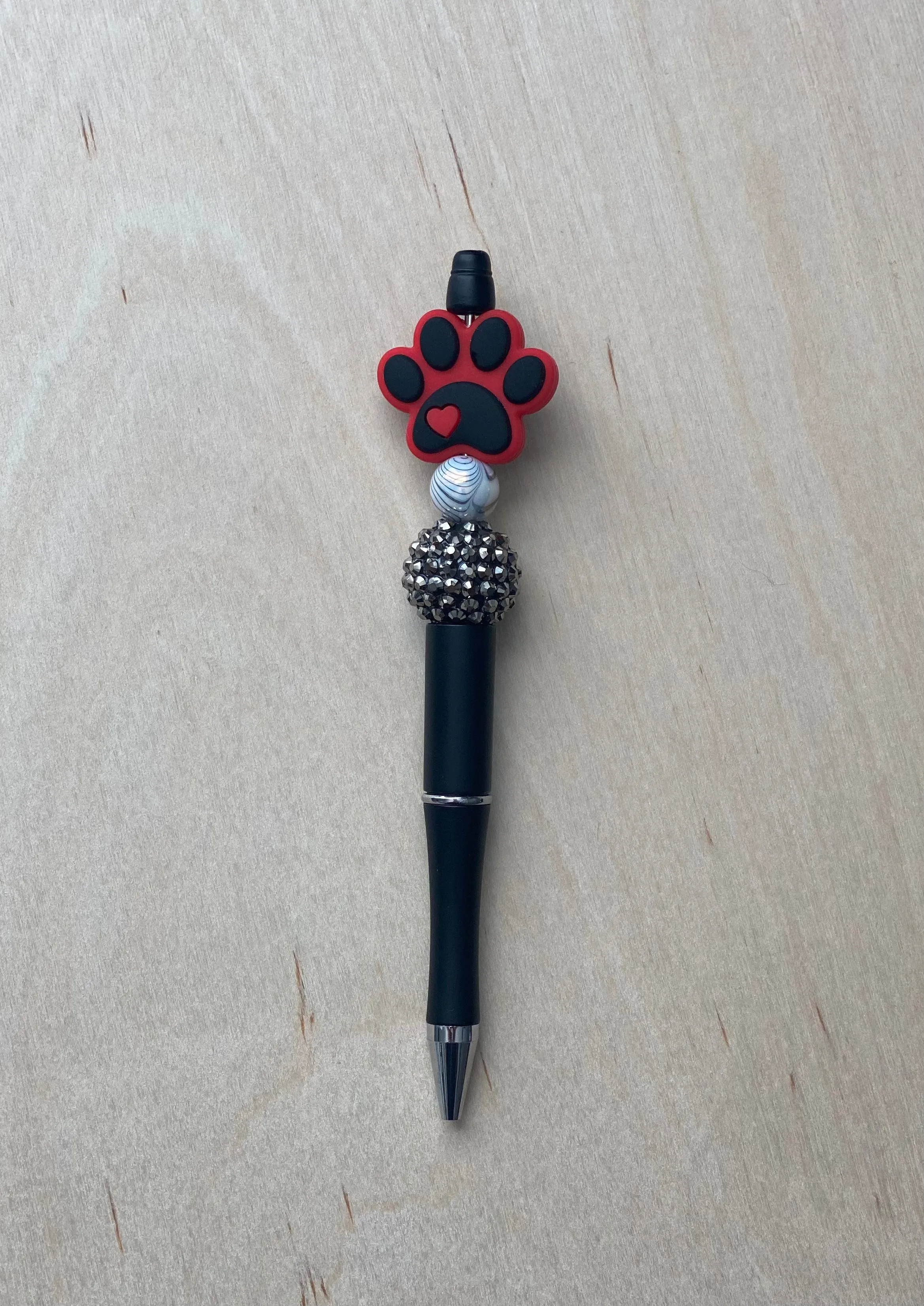 Puppy Paw Beaded Pen