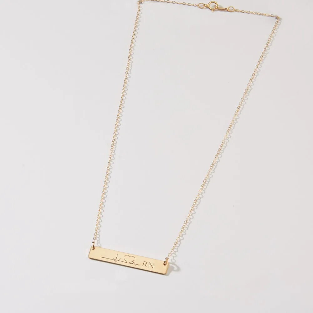 RN Nurse Necklace - CG325N. Starts at