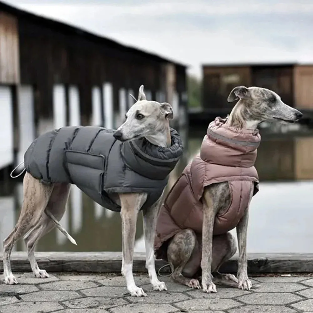 Winter Ready Pup: Stay Cozy with our Down Jacket Waterproof Fleece Vest - Thicken Coat Clothing for Dogs and Cats, Ideal Pet Costume for Chilly Adventures