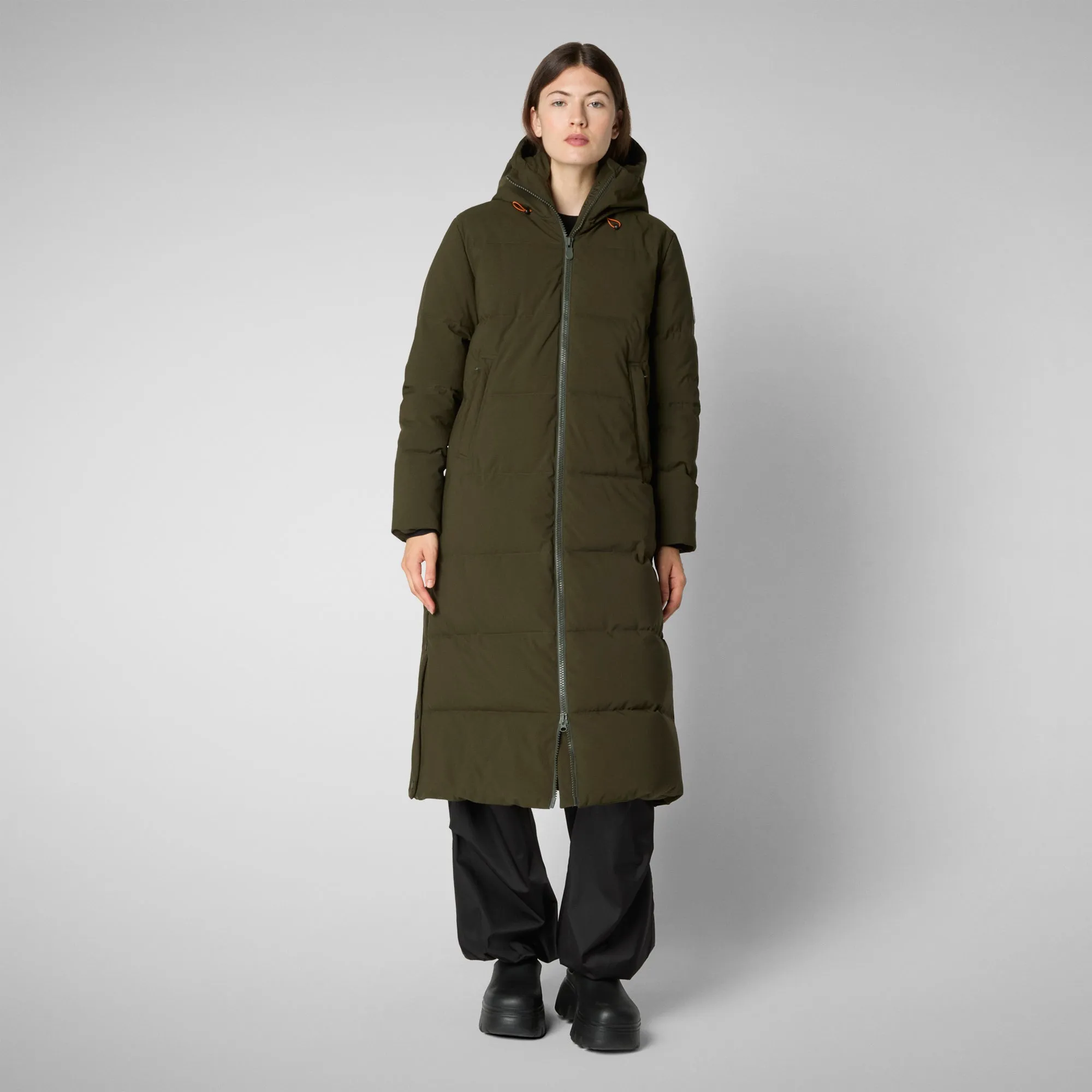 Woman's parka Missy in land green